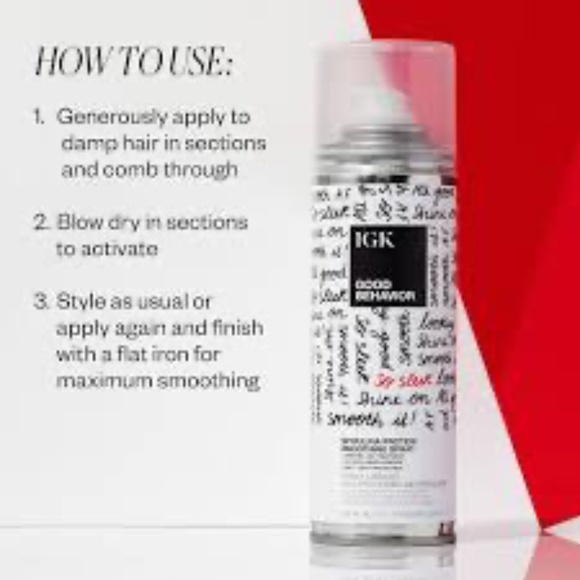 GOOD BEHAVIOR SMOOTHING SPRAY SPIRULINA PROTEIN SMOOTHING SPRAY 5.6 Ounce - Picture 2 of 7